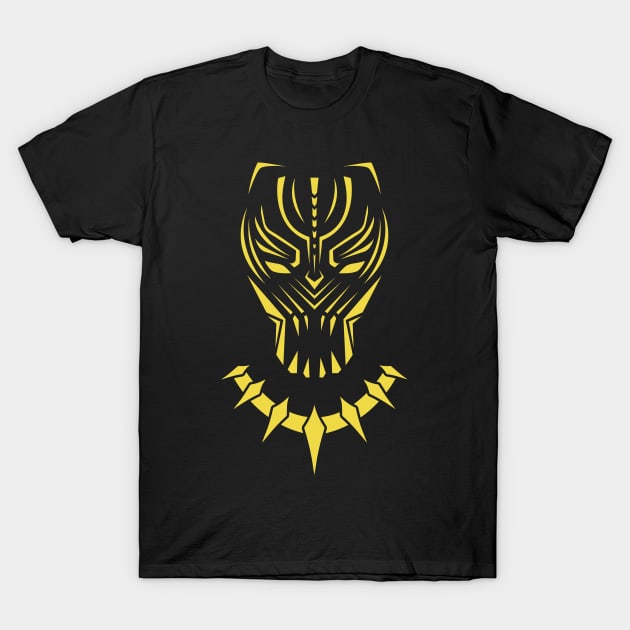 Golden Jaguar - Black panther T-Shirt by PWCreate